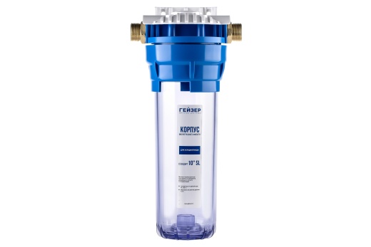 Корпус Гейзер 10SL 3/4", прозрачный